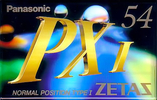 Compact Cassette Panasonic PX I 54 "RT-54PX1" Type I Normal 1994 Japan