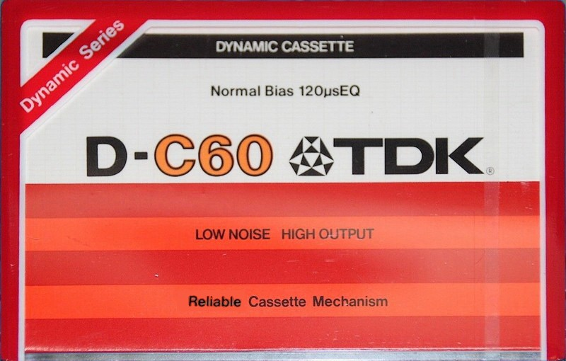 Compact Cassette TDK D 60 Type I Normal 1979 USA