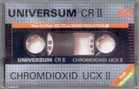 Compact Cassette Universum UCX II 60 Type II Chrome 1983 Europe
