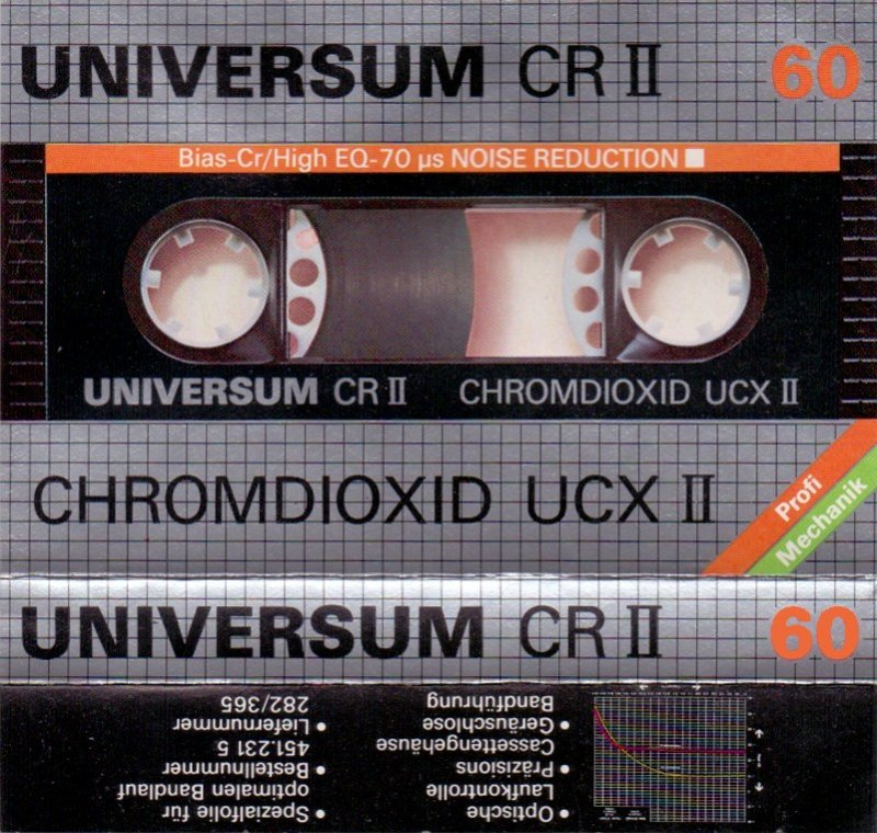 Compact Cassette:  Universum - UCX II 60