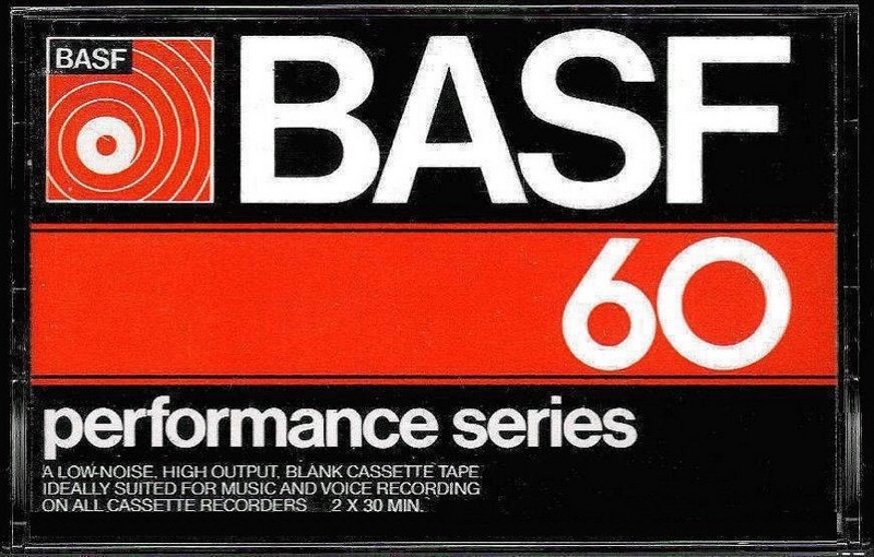 Compact Cassette BASF performance series 60 Type I Normal 1978 USA