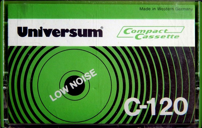 Compact Cassette Universum 120 "Case Green" Type I Normal 1972 Europe