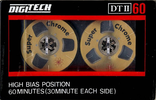 Compact Cassette Digitech DT II 60 Type II Chrome 1995 USA