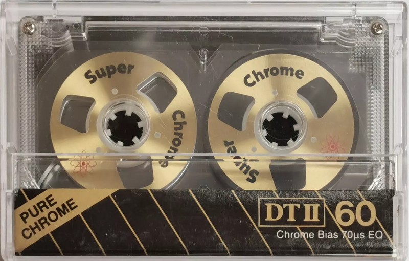 Compact Cassette Digitech DT II 60 Type II Chrome 1995 USA