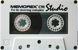 Compact Cassette Memorex Studio 90 Type I Normal Europe
