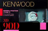 Compact Cassette Kenwood ND 90 Type I Normal 1987 Japan