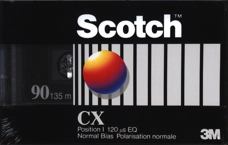 Compact Cassette Scotch CX 90 Type I Normal 1988 Europe, North America
