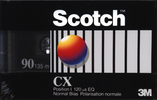 Compact Cassette Scotch CX 90 Type I Normal 1988 Europe, North America