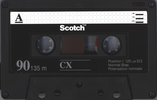 Compact Cassette Scotch CX 90 Type I Normal 1988 Europe, North America