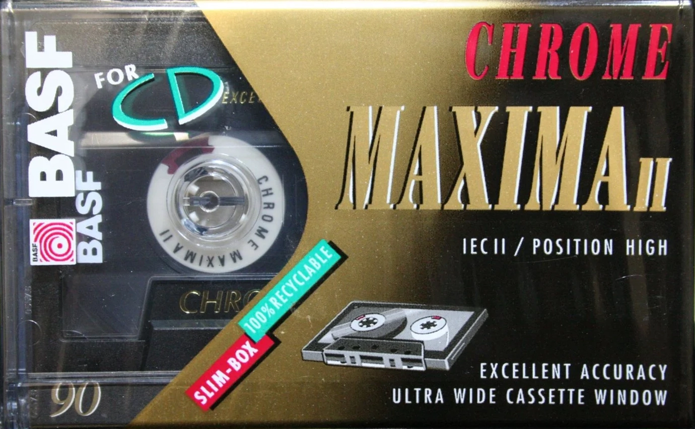 Compact Cassette: BASF  - Chrome Maxima II 90