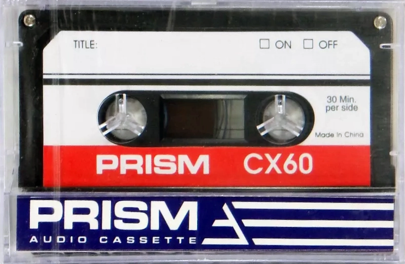 Compact Cassette Prism CX 60 Type I Normal 1987 USA