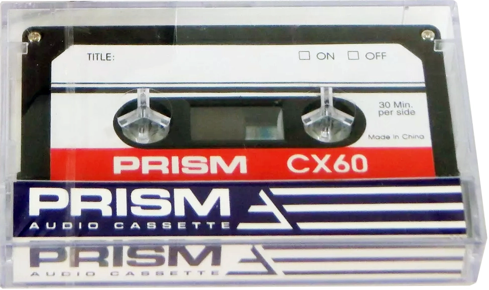 Compact Cassette Prism CX 60 Type I Normal 1987 USA