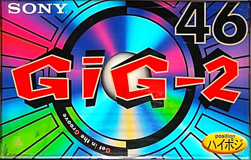 Compact Cassette Sony GIG-2 46 "C-46GIG2" Type II Chrome 1995 Japan