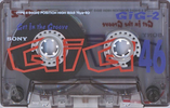 Compact Cassette Sony GIG-2 46 "C-46GIG2" Type II Chrome 1995 Japan