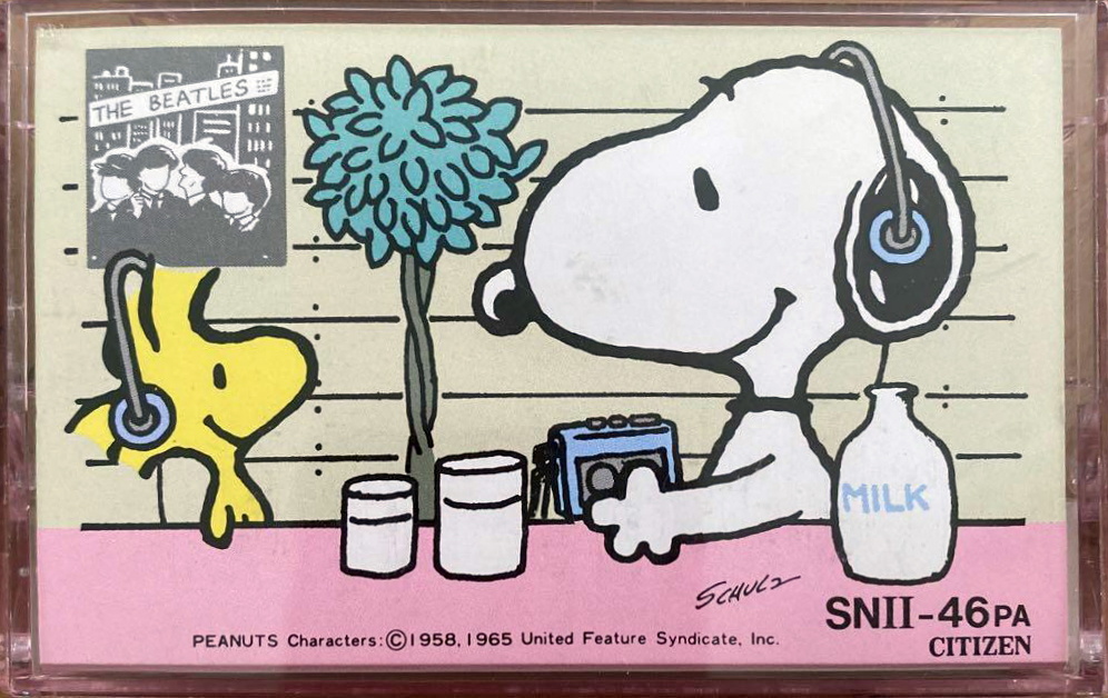 Compact Cassette Citizen Snoopy SN II 46 "SNII-46PA" Type I Normal 1985 Japan