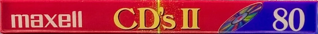 Compact Cassette Maxell CD`s II / CD`s 2 80 "CDS2-80" Type II Chrome 1992 Japan