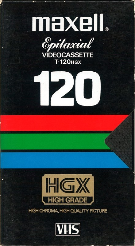 VHS, Video Home System: Maxell / Hitachi Maxell - HGX 120