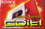 Compact Cassette Sony CDit I 90 "C-90CDIT1C" Type I Normal 1998 Europe