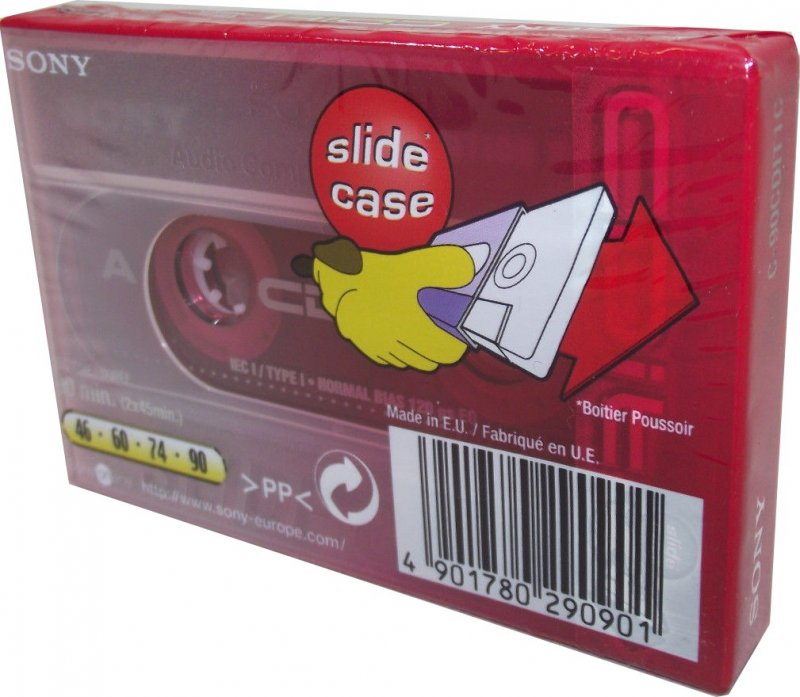 Compact Cassette Sony CDit I 90 "C-90CDIT1C" Type I Normal 1998 Europe