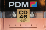 Compact Cassette PDM CD 46 Type II Chrome 1990 Europe