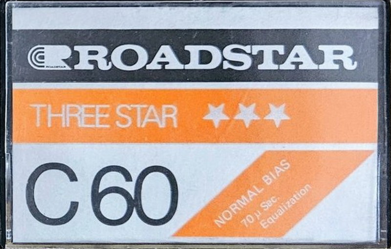 Compact Cassette Roadstar 60 "Three Star" Type I Normal