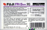 2 pack Fuji FR-I Super 90 Type I Normal 1985 Europe