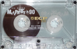 Compact Cassette ECP EF 90 "Mega Party" Type I Normal 2005 Russia