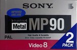 2 pack Sony MP 90 "P5-90MPB" Type IV Metal 1992 Europe