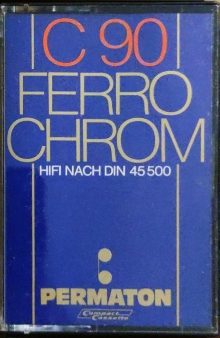 Compact Cassette Permaton 90 Type III Ferro Chrome 1978 Europe