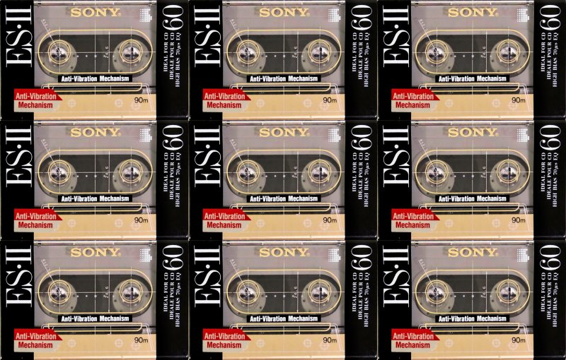 Compact Cassette: Sony  - ES-II 60