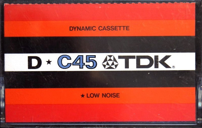 Compact Cassette TDK D 45 Type I Normal 1972 Japan