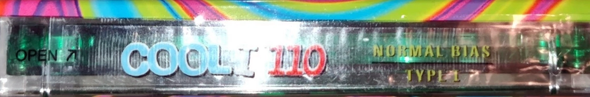 Compact Cassette ICE COOL 110 "Green" Type I Normal 1996 USA