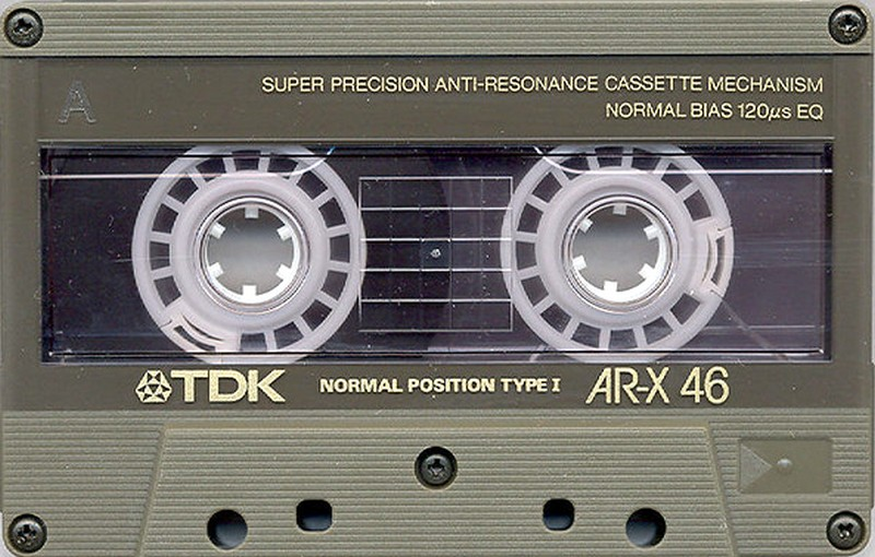 Compact Cassette TDK AR-X 46 "AR-X46G" Type I Normal 1987 Japan