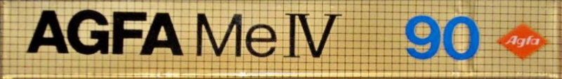 Compact Cassette AGFA Pure Metal HDX 90 "Me IV" Type IV Metal 1982 Europe