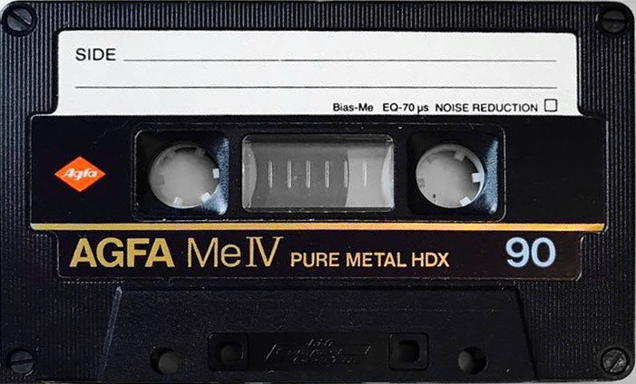 Compact Cassette AGFA Pure Metal HDX 90 "Me IV" Type IV Metal 1982 Europe