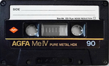 Compact Cassette AGFA Pure Metal HDX 90 "Me IV" Type IV Metal 1982 Europe