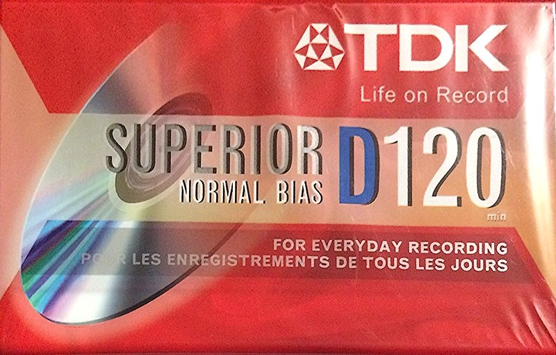 Compact Cassette TDK D 120 "Superior D 6395 1177-C" Type I Normal 2008 North America