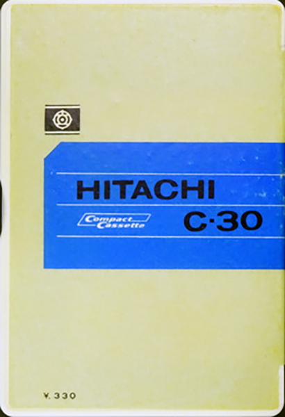 Compact Cassette Hitachi 30 "plastic box" Type I Normal 1967 Japan