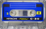 Compact Cassette Hitachi 30 "plastic box" Type I Normal 1967 Japan