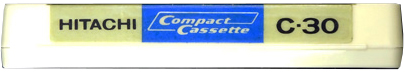Compact Cassette Hitachi 30 "plastic box" Type I Normal 1967 Japan