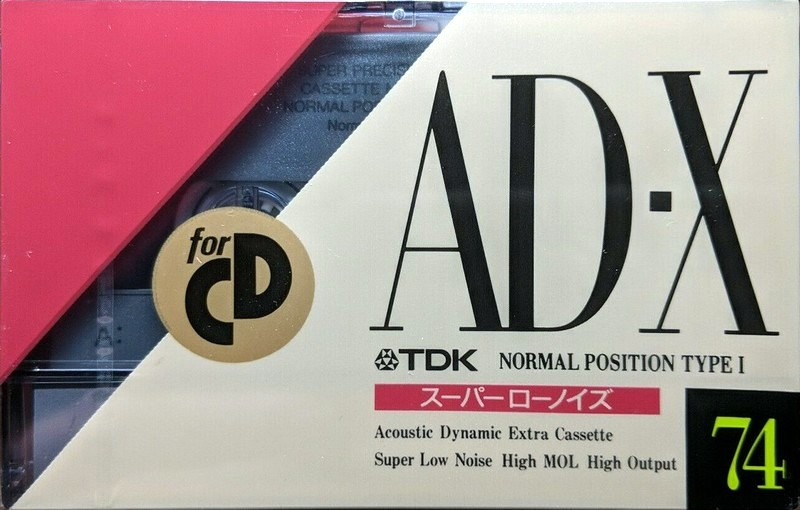 Compact Cassette: TDK  - AD-X 74