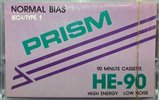 Compact Cassette Prism HE 90 Type I Normal 1987 USA