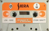 Compact Cassette Siera Studio Quality 90 Type I Normal 1970 Europe