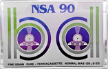Compact Cassette NSA 90 Type I Normal Europe