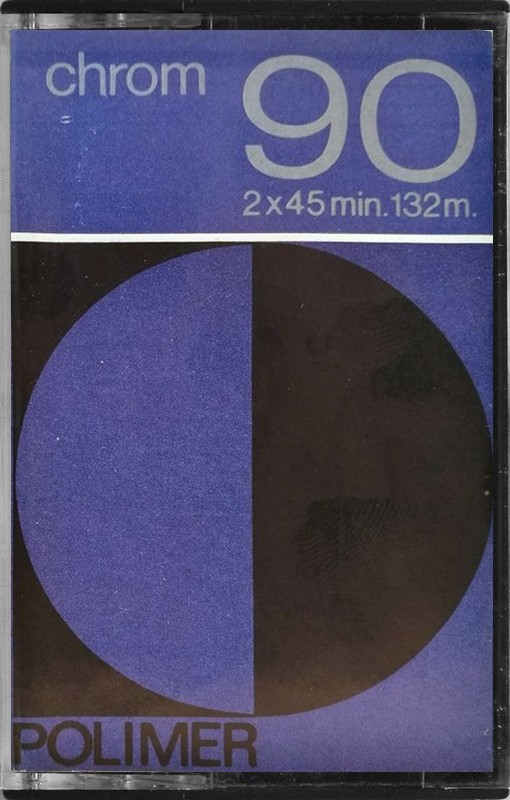 Compact Cassette Polimer 90 Type II Chrome 1979 Hungary