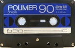 Compact Cassette Polimer 90 Type II Chrome 1979 Hungary