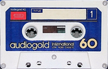 Compact Cassette Audiogold AG 60 Type I Normal Ireland