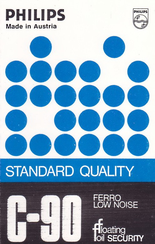 Compact Cassette: Philips  - Standard Quality 90