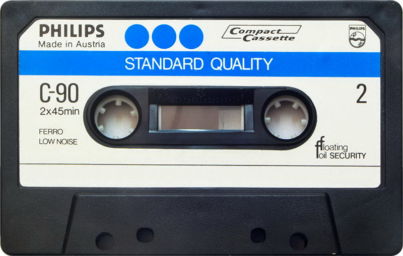 Compact Cassette: Philips  - Standard Quality 90