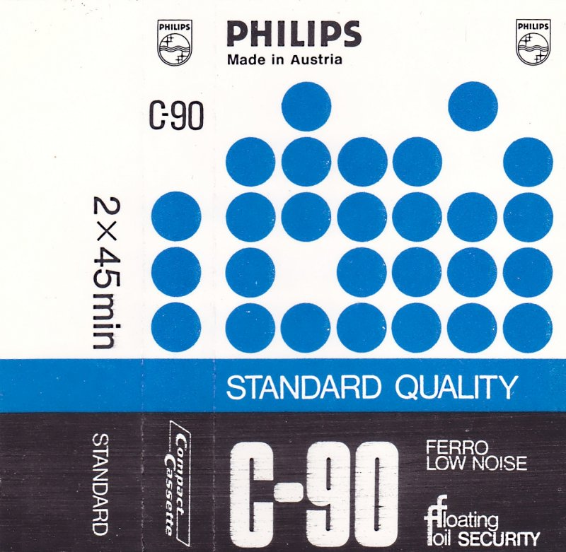 Compact Cassette: Philips  - Standard Quality 90